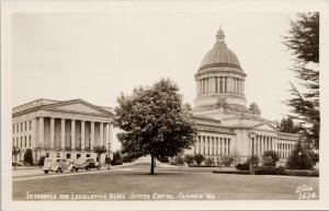 Olympia WA Insurance & Legislative Bldgs State Capitol Ellis 1614 Postcard H12a