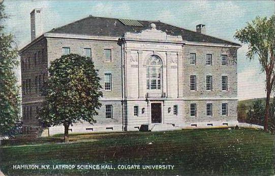 New York Hamilton Lathrop Science Hall Colgate Unversity