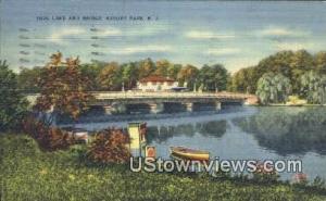 Deal Lake & Bridge Asbury Park NJ 1940