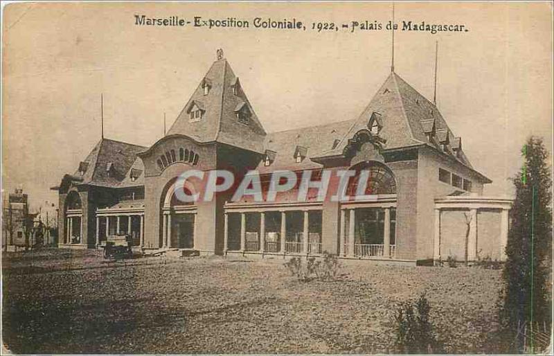 CPA Marseille Exposition Coloniale 1922 Palais de Madagascar 