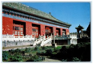 c1960's Hall of Abstinence Temple of Heaven Beijing China Vintage Postcard