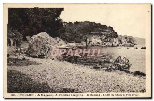 Old Postcard Toulon A Magaud At & # 39Ombre Pines