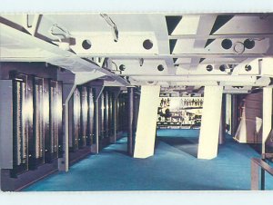 Pre-1980 USS MASSACHUSETTS NAVY BATTLESHIP INTERIOR Fall River MA AF8102