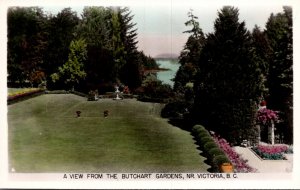 Canada Victoria View From The Butchart Gardens Photo