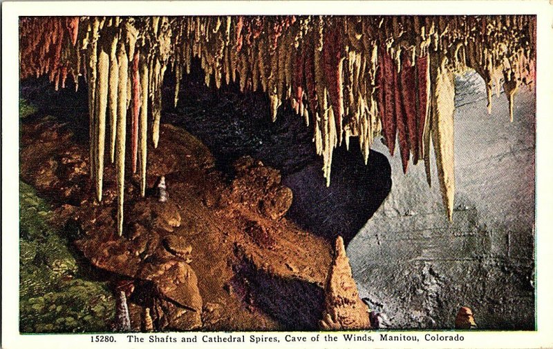 Lot of (5) Cave of the Winds Manitou Colorado Postcards Standard View Cards