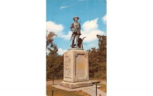 Minute-Man Statue Concord, Massachusetts Postcard