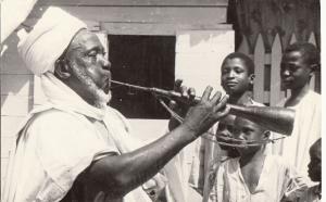 Ghana aligater native african ethnic real photo postcard