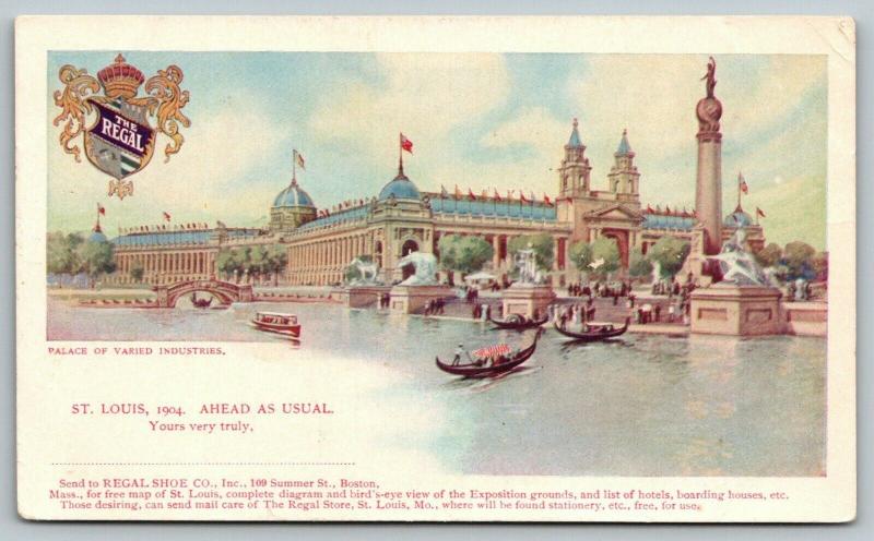 St Louis 1904 World's Fair~Ahead As Usual Fill In Blank~Regal~Varied Industies 