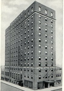 c1940's King Cotton Hotel Building View Greensboro North Carolina NC Postcard 