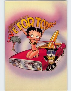 Postcard Live For Today Betty Boop