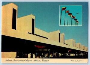1960 Atlanta Georgia GA Vintage Postcard International Airport Midfield Terminal