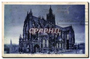 Old Postcard Metz rating Cathedrale