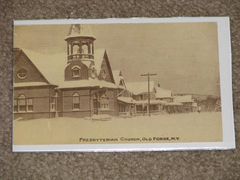 Wintertime, Presbyterian Church, Old Forge, New York