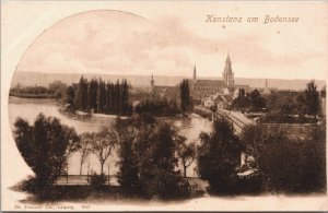 Germany Konstanz am Bodensee Vintage Postcard 03.81 