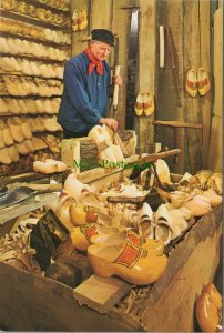 Industry Postcard - Holland / Netherlands, Clogmaker in His Workshop  RR13875