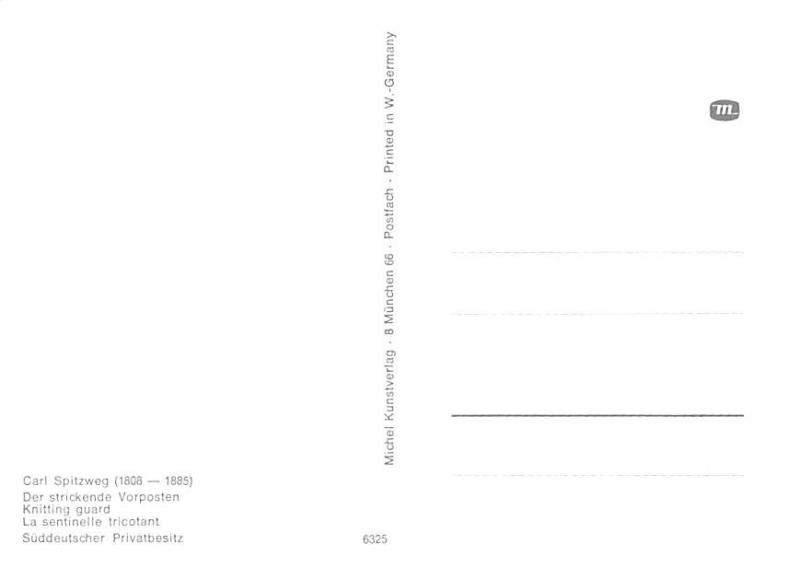 Cal Spitzweg - Knitting Guard