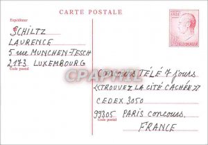 Entier Postal Luxembourg to Paris