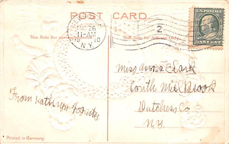 Post Card Old Vintage Antique Easter Greeting Unused