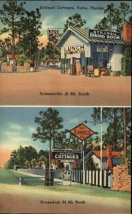 Yulee FL Stillwell Cottages & Restaurant Multi-view Postcard