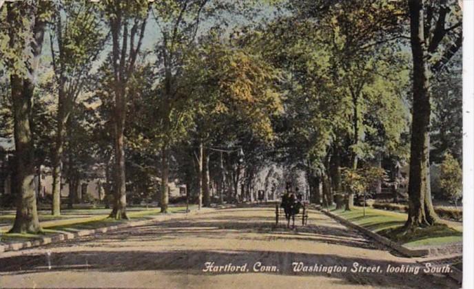 Connecticut Hartford Washington Street Looking South