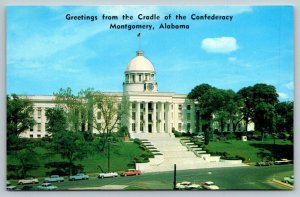 Montgomery  Alabama  Cradle of the Civil War Confederacy  Postcard