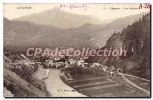 Postcard Old Savoie Cluses general view