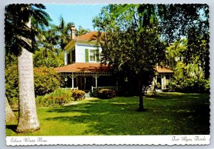 Edison Winter Home, Prefabricated In Maine, Fort Myers, Florida, Chrome Postcard