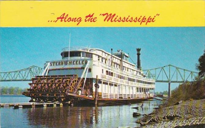 Louisiana New Orleans Sternwheeler On The Mississippi 1985