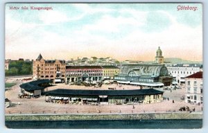 Motiv fran Kungstorget Göteborg GOTHENBURG SWEDEN Postcard