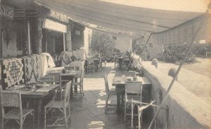 Dining Terrace, Torrey Pines Lodge, La Jolla, California c1930s Vintage Postcard 