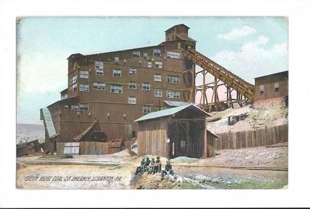 LP05 Scranton, Pennsylvania, PA, Postcard, Green Ridge Coal 