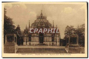 Old Postcard Dreux Chapelle Saint Louis burial Family d Orleans