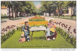 Michigan Holland Tulip Boulevard 1953