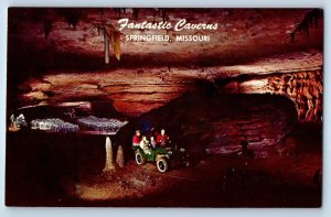 1960 Springfield Missouri Postcard Fantastic Cavern Auditorium Room Ku Klux Klan