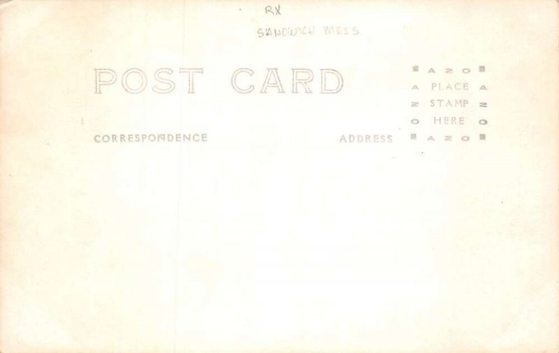 Sandwich Massachusetts Old Glass Factory Real Photo Vintage Postcard AA78896