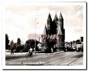 Postcard Modern Poort Haarlem Amsterdamsche