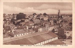 BF8017 niort le donjon vue panoramique prise du haut du france       France