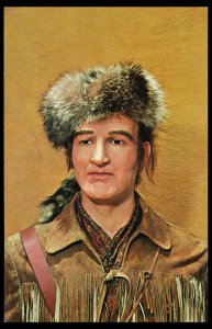 1950s Davy Crockett Wax Figure at Wax Museum State Fair Park Dallas TX Postcard