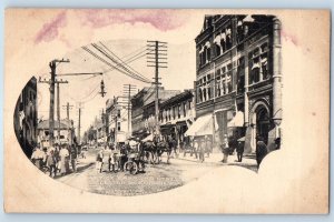 c1905 Part Of Kanawha Street Charleston On Kanawha WV RPPC Photo Postcard