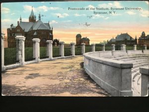 Vintage Postcard 1913 Promenade at the Stadium Syracuse University Syracuse NY