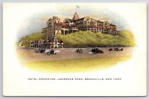 Hotel Gramatan Lawrence Park Bronxville New York NY Landmark Building Postcard