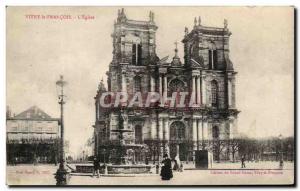 Old Postcard Vitry le Francois The Church