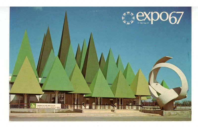 Canada - QC, Montreal. Expo67- Canadian Pulp & Paper Pavilion