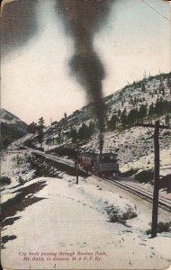 Steam Locomotive, Ruxton Pass CO, Mt. Baldy Cog RR, 1913, M & PP Railway, Errata