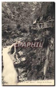 Old Postcard Servoz Gorges Diosaz