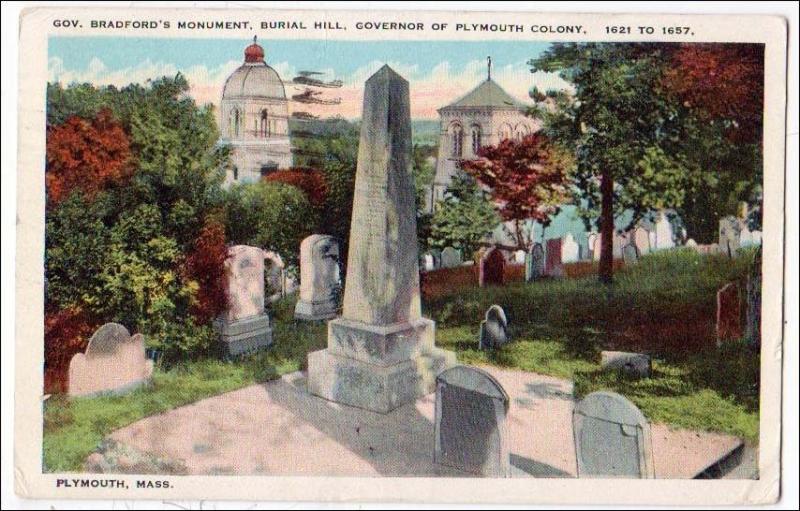 Gov Bradford's Monument, Burial Hill, Plymouth MA