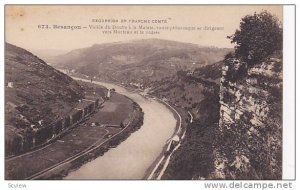 Vallee Du Doubs A La Malate, Route Pittoresque Se Dirigeant Vers Morteau Et L...