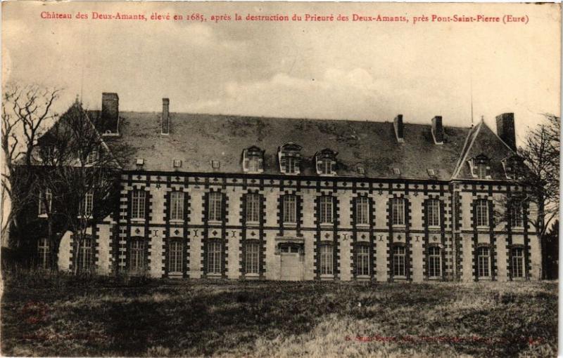 CPA Chateau des Deux-Amants élevé en 1685 pres St-PIERRE (163719)
