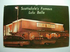 1950's Lulu Belle Restaurant Scootsdale Arizona AZ Unused Postcard y7982@