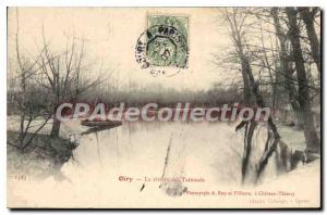 Postcard Old Oiry the Rivere The Tarnauds